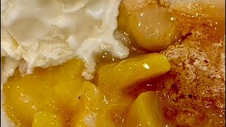 Easy Peach Cobbler [upl. by Adniral]