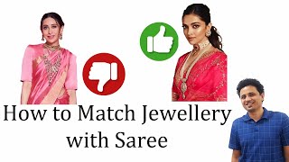 How to Match Jewellery With Saree  8 Tips  Dazzles Jewellery [upl. by Litton188]