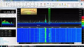 Radio Delta NL auf Kurzwelle AM 12030 khz ► SDR console SDRPlay 📻 RSPdx SDRangel 🌞 Langdrahtantenne [upl. by Rudolph]