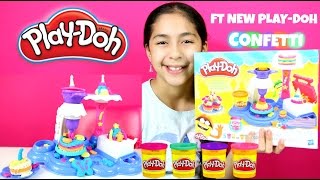 Tuesday Play Doh Cake Party Whit PLAY DOH CONFETTI B2cutecupcakes [upl. by Garey]