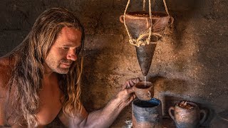 How to Make a Primitive Water Filter from Natural Resources episode s203 [upl. by Akinna]