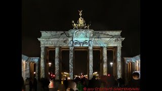 Brandenburger Tor  Teil 2  Berlin Leuchtet 2017 [upl. by Hobart232]