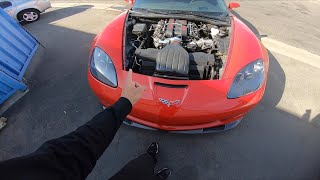 FBO CAMMED Z06 IS ALMOST DONE  800HP 240SX RIDE ALONG [upl. by Enutrof485]