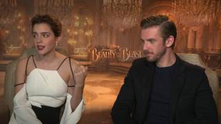 Emma Watson amp Dan Stevens raw interview Beauty and the Beast [upl. by Demetre]