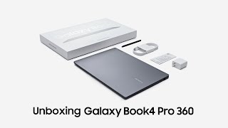 Unboxing Galaxy Book4 Pro 360  Samsung [upl. by Roosevelt]