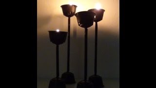 Portavelas con cápsulas de café Dolce Gusto  Candle Holder made with Dolce Gusto coffee capsules [upl. by Iadam978]