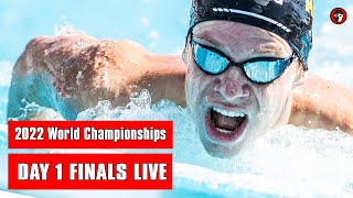 2022 World Swimming Championships Day 1 Finals SwimSwam Watch Party [upl. by Nesyaj]