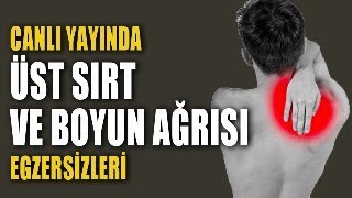 CANLI YAYINDA BOYUN VE KULUNÇ AĞRISI EGZERSİZLERİ aktifizyo boyunağrısı kulunç [upl. by Elurd]