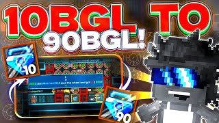 10BGL TO 90BGL real IN TEAMJU  GROWTOPIA CASINO [upl. by Adranoel594]