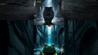 Black Persian Cat vs Frog Bat amp White Mouse – Who Will Win [upl. by Ahseei]