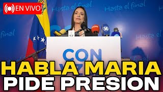 🔴URGENTE CONTUNDENTE MENSAJE DE MARIA CORINA MACHADO [upl. by Cosimo]