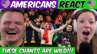 Americans React to FUNNIEST FOOTBALL CHANTS IN ENGLAND [upl. by Gates]