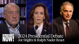 Will Harris Take on Corporate Greed Ralph Nader amp Joe Stiglitz on Debate Trumps Tariffs amp More [upl. by Cherian]