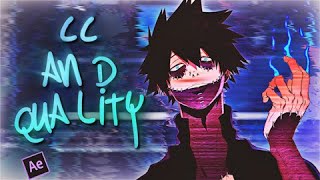 CC and High Quality  After Effects AMV Tutorial [upl. by Lyrrehs]