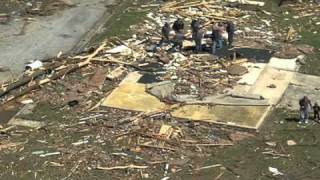 Hackleburg Tornado Damage Aerials Part 1 [upl. by Anaeli]