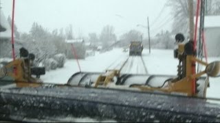 See what its like inside a snow plow [upl. by Boatwright610]