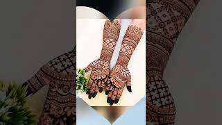 New wedding mendhi design 2024 Hina mendhi design art subcribe my YouTube channelnewmehndidesign [upl. by Enilkcaj]