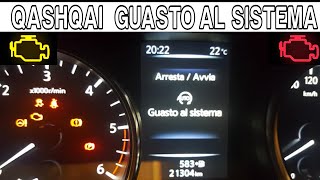 Nissan Qashqai Guasto al sistema o Guasto al sistema di controllo chassis System fault cosa fare [upl. by Naoj579]