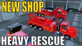 Farming Simulator 17  Setting Up New Heavy Rescue Shop [upl. by Ly]