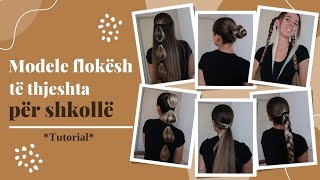 MODELE FLOKESH TE THJESHTA PER SHKOLLE  DANJAS CHANNEL [upl. by Bernita]