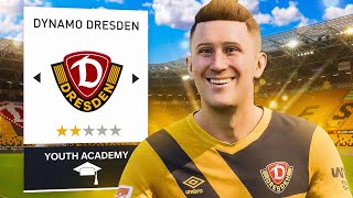 YOUTH ACADEMY PART ONE DYNAMO DRESDEN CAREER MODE [upl. by Adnara]