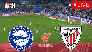 🔴LIVE DEPORTIVO ALAVES VS ATHLETIC BILBAO  LA LIGA 2425 Full Match Streaming Video Game PES 2021 [upl. by Ardnuyek588]