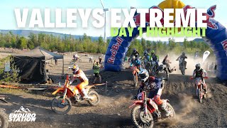 Valleys Extreme  Fim Hard Enduro Round 1  Day 1 Highlight [upl. by Suoirad524]