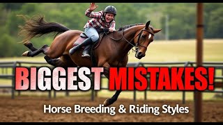 Youll Regret Not Knowing These Horse Breeding Riding Style Mistakes [upl. by Vanya]