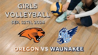 Volleyball Oregon vs Monona Grove 91224 [upl. by Sualkin920]