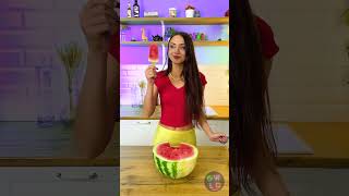 Machen wir gesundes Eis aus Wassermelone coole DIYIdee [upl. by Yraccaz271]