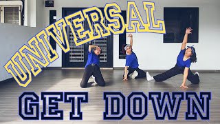 Universal Get Down Line Dance Demo [upl. by Eenyaj]