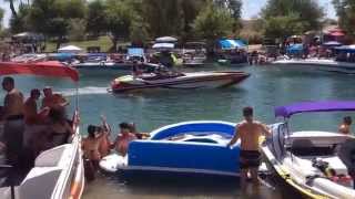 Memorial Day 2014 in the Channel Lake Havasu [upl. by Annaiuq]