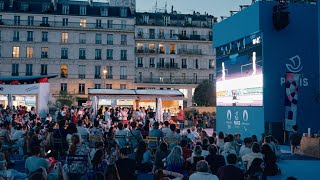 JO de Paris 2024  les fans zones font le plein de supporters dans la capitale [upl. by Hershell412]