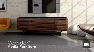 Corridor Media Furniture Collection by BDI [upl. by Clarkson]