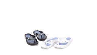 Tony Little Cheeks Healthy Lifestyle Sandal 2Pair [upl. by Enale]