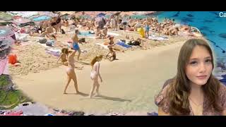 Best beaches in the world  Beach Cala LLonga IBIZA [upl. by Iarahs]