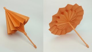 How To Make a Paper Umbrella That Open And Close  Origami Umbrella  mini paper Umbrella [upl. by Esli266]