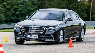 2023 Mercedes Benz S680 GUARD  Handling test [upl. by Stargell971]