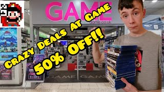 Crazy Deals At Game Right Now 50 Off Preowned Games switch xboxseriesx ps4 ps5 game Bargains [upl. by Ettenaej]