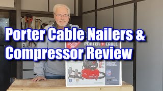 Porter Cable Nail Gun amp Compressor Review [upl. by Abigael]