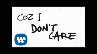 Ed Sheeran amp Justin Bieber  I Dont Care Official Lyric Video [upl. by Champagne]