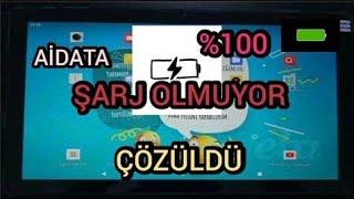 Aidata alim 10 tablet şarj P kalma sorunu çözüldü \u00100 ÇÖZÜM [upl. by Gail]