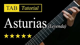 Asturias  Guitar Lesson  TAB [upl. by Enid]