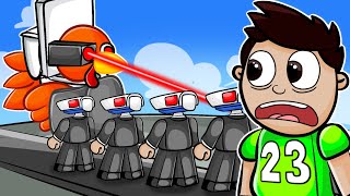 ¿Puedo Sobrevivir al BOSS PAVO GIGANTE Roblox Toilet Tower Defense [upl. by Rem]