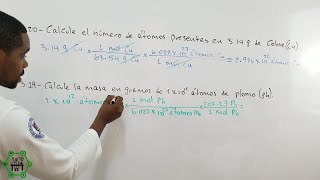 Relación Masa Mol y Número de Avogadro  Ejemplo 1 y 2 [upl. by Castera]