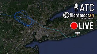 John F Kennedy International Airport  LIVE ATC COMMUNICATIONS [upl. by Gnoix]