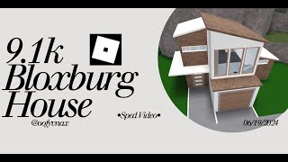 91k Bloxburg House 1 bloxburg roblox fyp building fypシ゚viral viral tutorial [upl. by Manaker514]