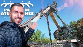 PARQUE DE ATRACCIONES DE MADRID 2024  Vlog Febrero [upl. by Inalem400]