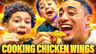 The Dew Crew Cooking Chicken Wings [upl. by Rezzani]