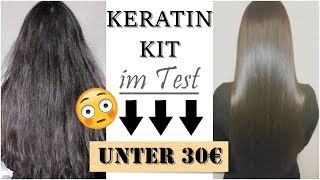 KERATIN BEHANDLUNG selber machen  Haarglättung amp Haarversiegelung für 3 Monate [upl. by Herrod]